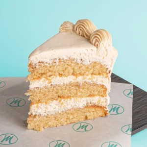 Porción tarta Vainilla con caramelo Porción tarta Vainilla con caramelo