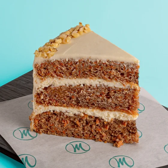Porción tarta de zanahoria - Mila Repostería en Alicante