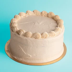 Tarta de Vainilla con caramelo - Tarta vainilla con caramelo salado - Mila Repostería en Alicante